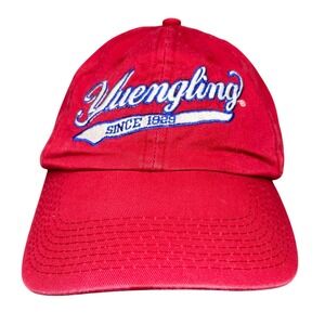 Yuengling Traditional Lager Baseball Hat Red Script Logo OS Men Gorpcore